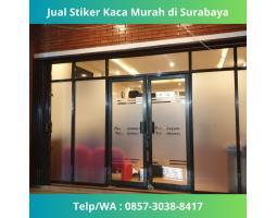 Stiker Kaca Sandblast Es, Kaca Film, One Way Vision, Cutting Sticker - Surabaya Jawa Timur