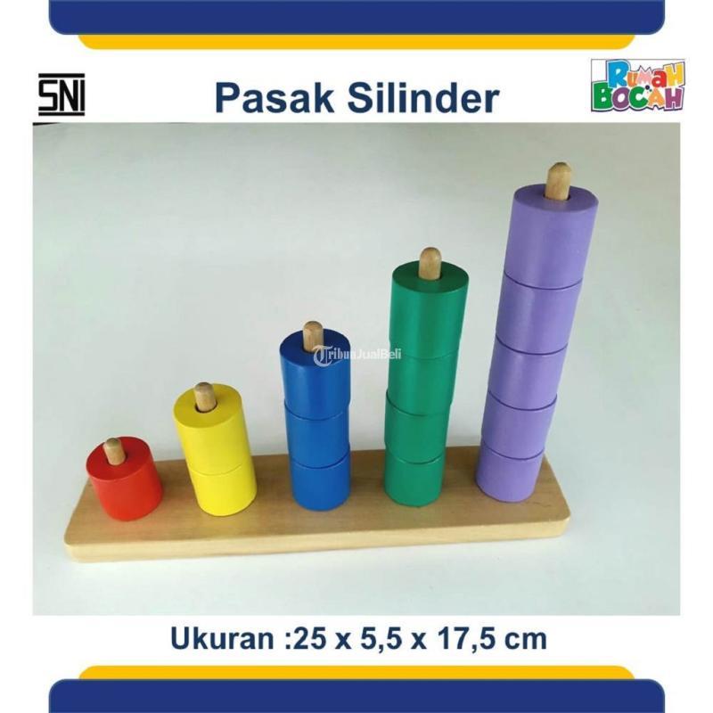 Supplier Mainan Edukasi Anak Pasak Silinder - Yogyakarta 