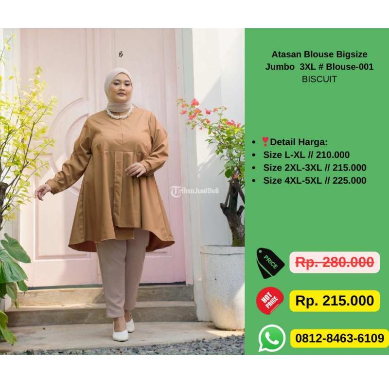 Atasan Blouse Bigsize Jumbo  3XL - Jakarta Utara