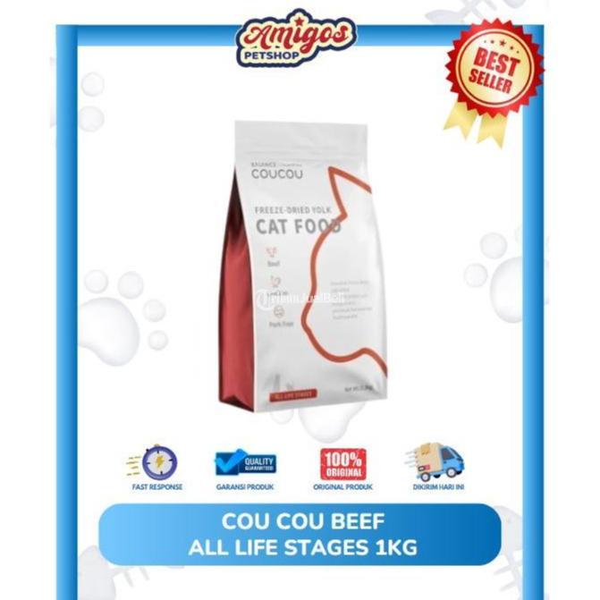 Cou Cou Beef All Life Stages 1 Kg Amigos Petshop - Makassar Sulawesi Selatan 
