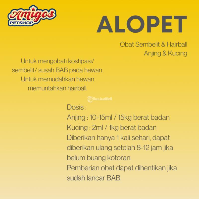 Alopet Obat Sembelit dan Hairball Kucing dan Anjing - Makassar Sulawesi Selatan