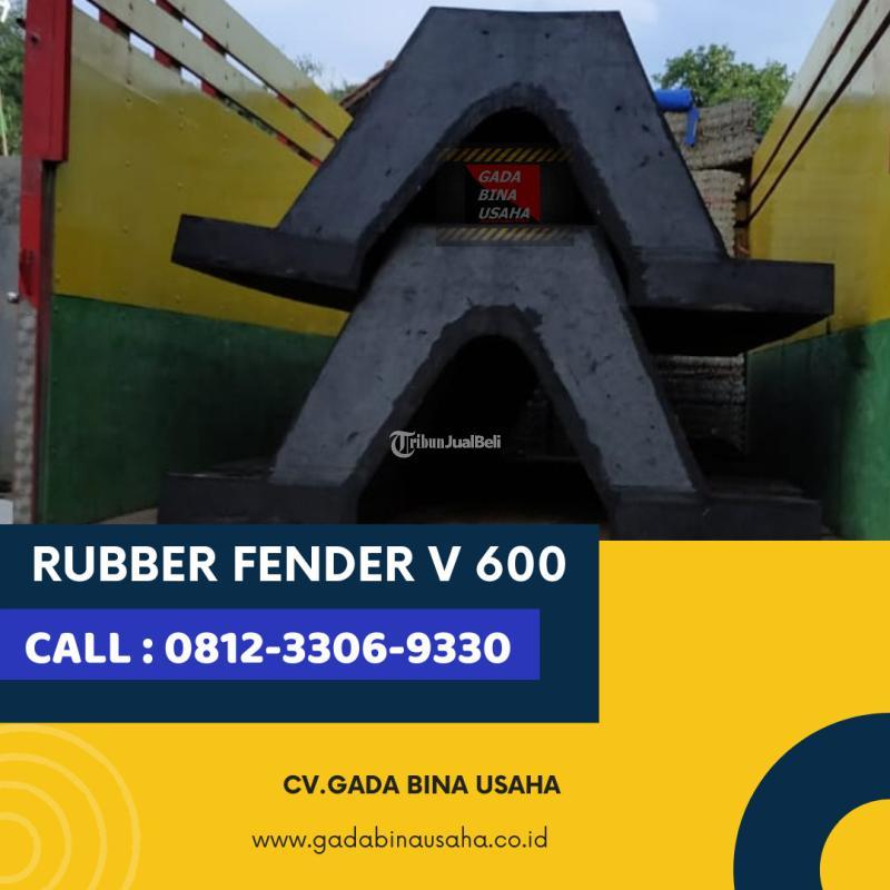 Supplier Rubber Fender Type V 600H x 1500L Termasuk Anchor Bolt Fender - Malang Jawa Timur 