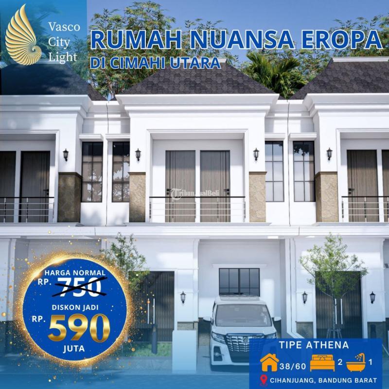 Dijual Rumah LT60 LB60 2KT 2KM Legalitas SHM Lokasi Strategis - Bandung Barat Jawa Barat 