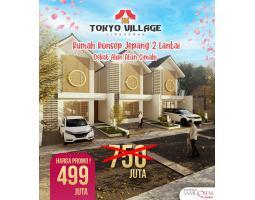 Dijual Rumah Konsep Jepang 2 Lantai di Cipageran Lokasi Strategis LT60 LB36 - Cimahi Jawa Barat 