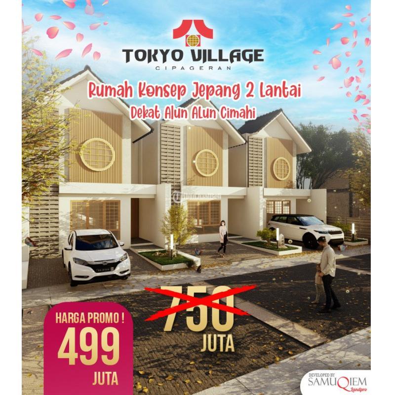 Dijual Rumah Konsep Jepang 2 Lantai di Cipageran Lokasi Strategis LT60 LB36 - Cimahi Jawa Barat 