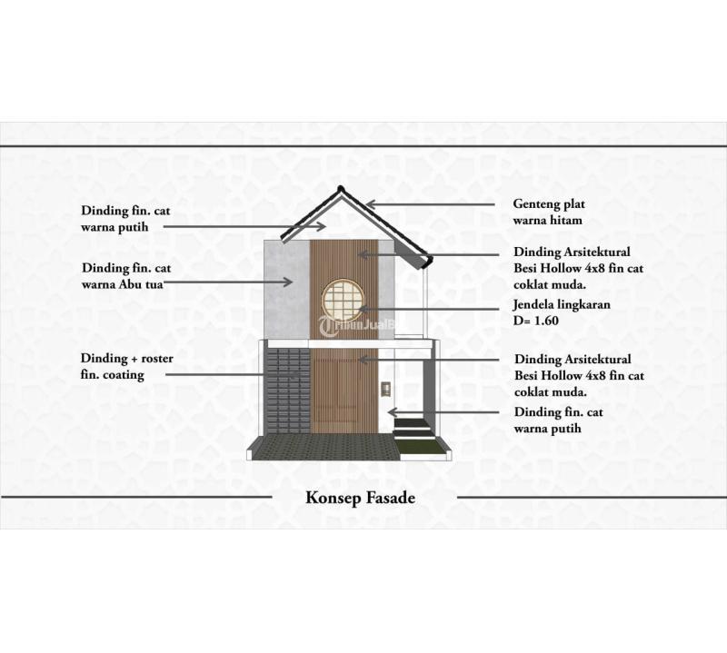 Dijual Rumah Konsep Jepang 2 Lantai di Cipageran Lokasi Strategis LT60 LB36 - Cimahi Jawa Barat