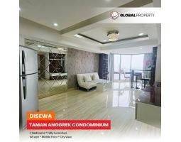 Disewakan Apartemen Termurah Taman Anggrek Condominium 2 Bedroom, Fully Furnished, Middle Floor - Jakarta Barat