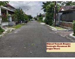 Dijual Tanah Bagus Luas 340m2 SHM Strategis Nyaman Di Jogja Utara - Sleman Yogyakarta