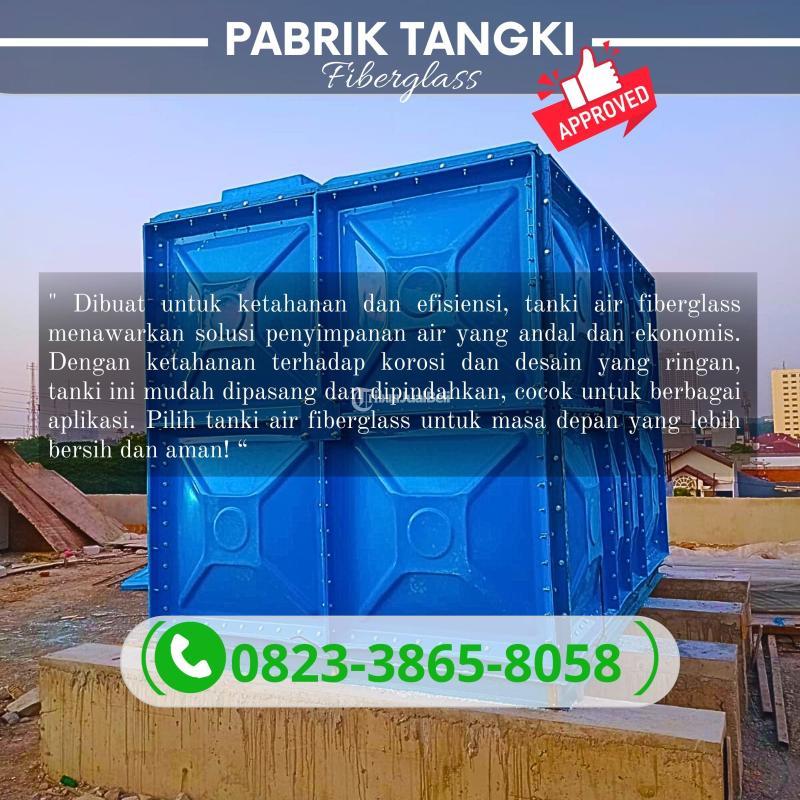 Tangki Air FRP Fiberglass 2000 Liter - Majalengka Jawa Barat