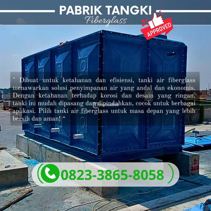 Tangki Air FRP Fiberglass 2000 Liter - Majalengka Jawa Barat