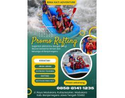 Bina Hati Adventure Rafting Paling Seru Ya di Sungai Serayu - Banjarnegara Jawa Tengah