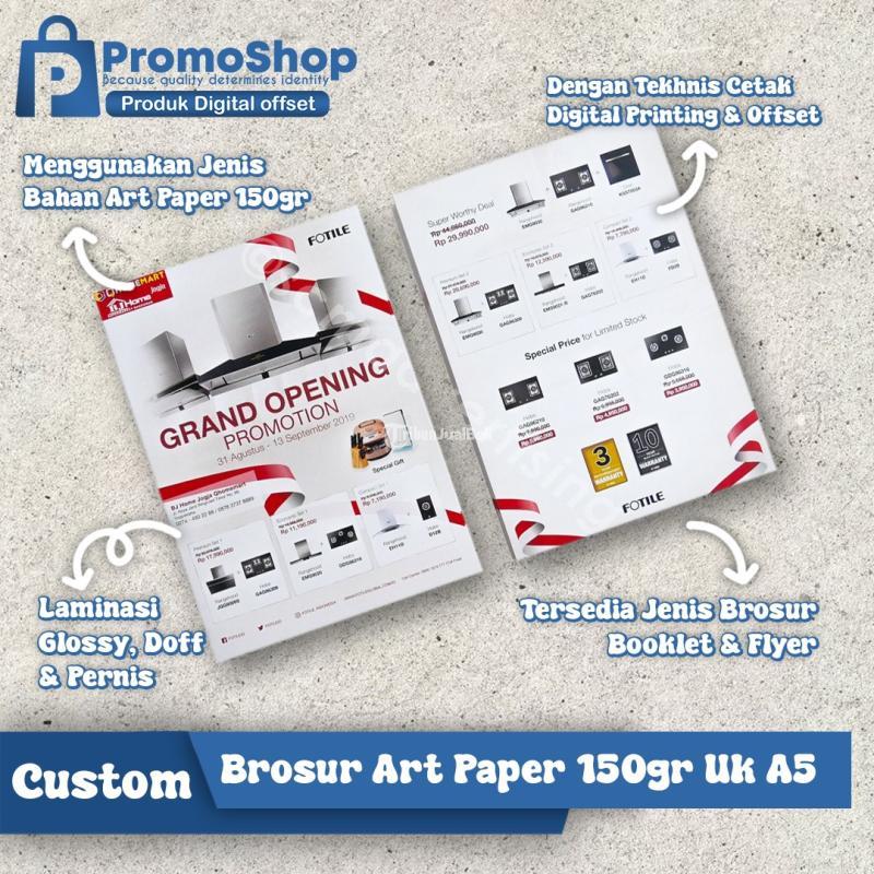 Percetakan Brosur Promosi Event Lipat 3 Murah Terdekat - Surabaya Jawa Timur