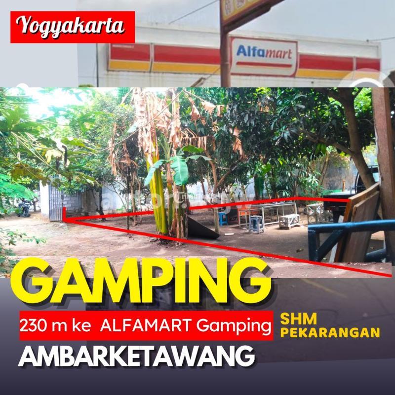Dijual Tanah Ambarketawang Gamping Lt 300 m ld 20 m SHM Pekarangan - Jogja