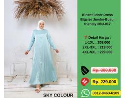 Kinanti Inner Dress Big Size Jumbo Busui Friendly BU 017 - Jakarta Utara