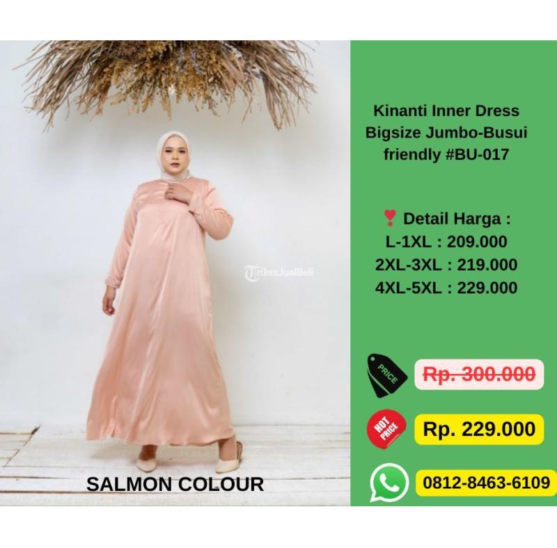 Kinanti Inner Dress Big Size Jumbo Busui Friendly BU 017 - Jakarta Utara