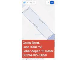 Jual Gudang Luas 1000 m2 Area Jl Gatsu Barat dekat Jl Kargo - Denpasar Bali