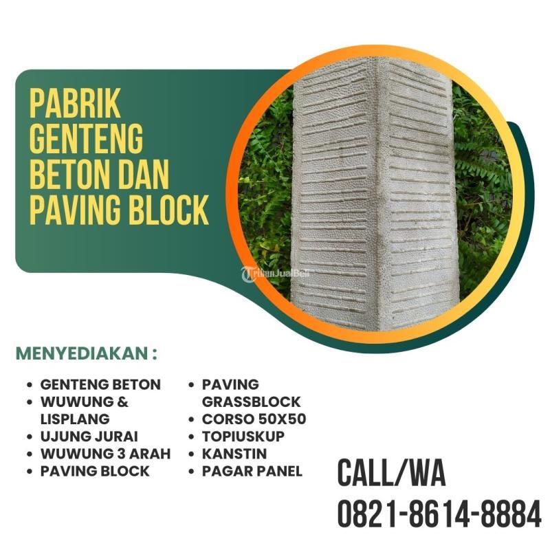 Genteng Beton Flat Minimalis Berkualitas Perlindungan Optimal untuk Rumah - Malang 