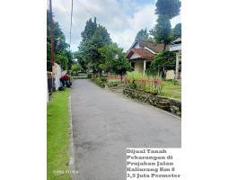 Dijual Tanah Pekarangan Luas 654m2 SHM di Prujakan Jalan Kaliurang Km 8 Sleman - Jogja