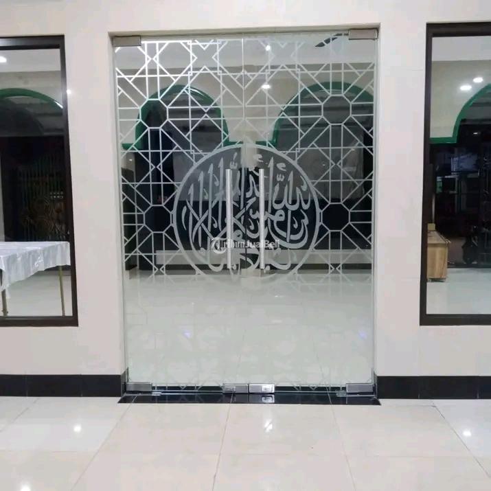 Cutting Sticker Sandblast Ornamen Mushola - Jakarta Pusat