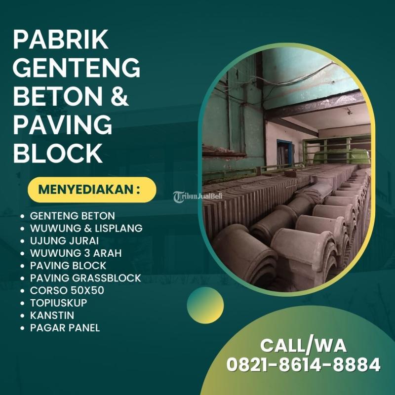 Genteng Beton Berkualitas Tinggi dan Kuat Solusi Tahan Lama untuk Atap - Malang