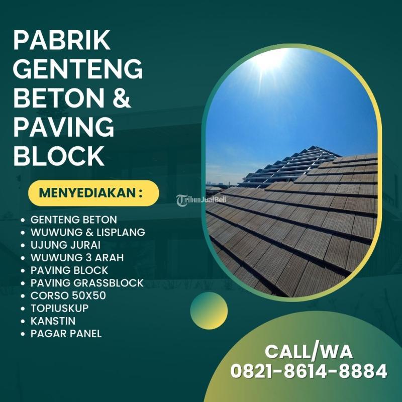 Genteng Beton Berkualitas Tinggi dan Kuat Solusi Tahan Lama untuk Atap - Malang