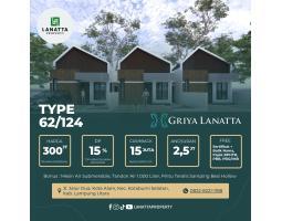 Dijual Rumah 3KT 2KM Perumahan Komersil Griya Lanatta di Kotabumi - Lampung Utara