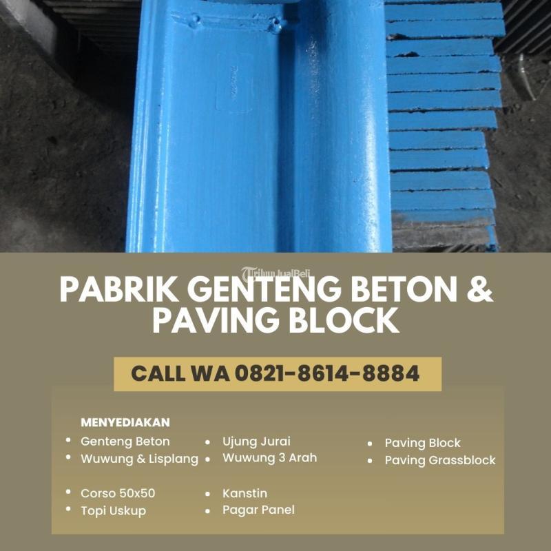 Genteng Beton Flat Minimalis Kuat dan Tahan Lama - Malang