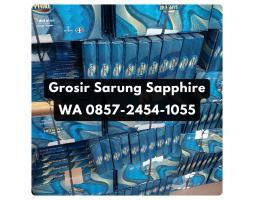 Grosir Partai Sarung Premium Sapphire Polos - Mataram