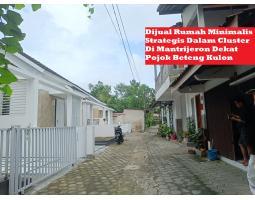 Dijual Rumah Minimalis Strategis Dalam Cluster Di Mantrijeron Dekat Pojok Beteng Kulon - Yogyakarta 