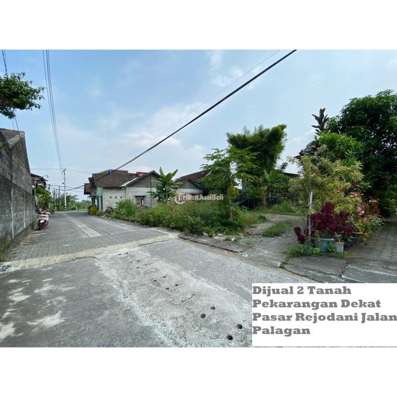 Dijual 2 Tanah Pekarangan Luas 150 m2 Dekat Pasar Rejodani Jalan Palagan - Sleman