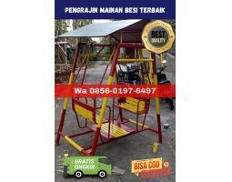 Pusat Ayunan Besi Taman dan Playground Set Permainan - Tulungagug 