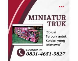 W Miniatur Truk Oleng Dari Kayu - Malang