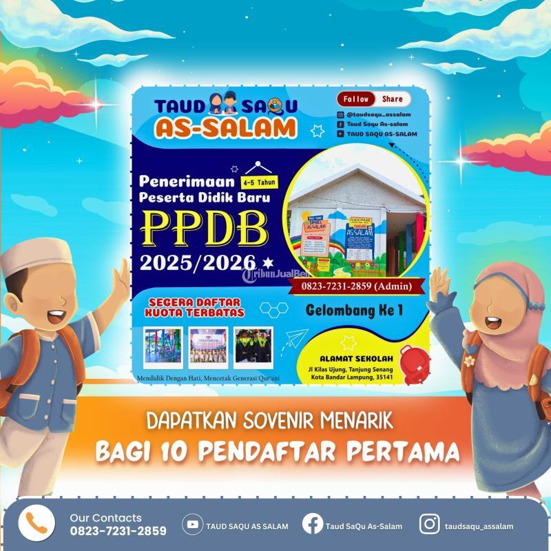 PPDB Sekolah Tahfizh Anak Usia Dini Terbaik - Bandar Lampung