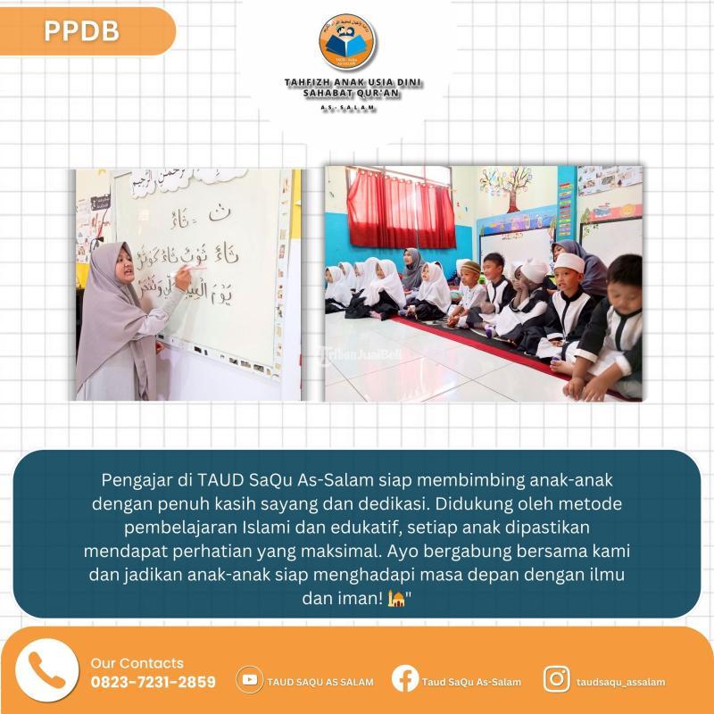 PPDB Sekolah Tahfizh Anak Usia Dini Terbaik - Bandar Lampung