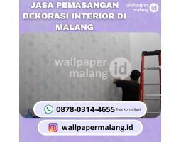 Jasa Pemasangan Wallpaper Vinyl Ukuran 53 cm x 9-10 m - Malang