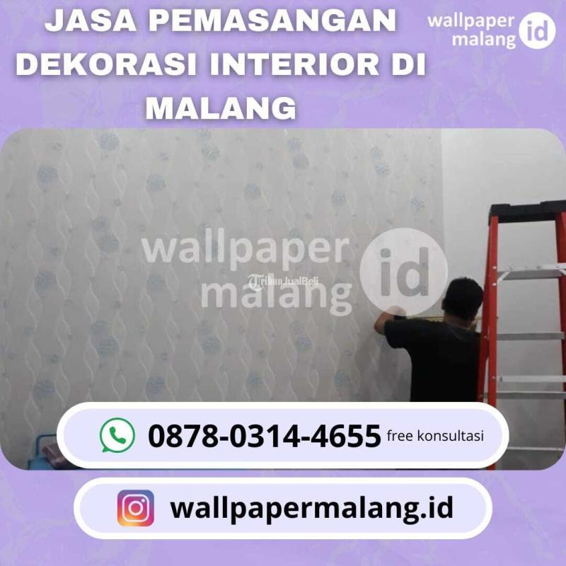 Jasa Pemasangan Wallpaper Vinyl Ukuran 53 cm x 9-10 m - Malang