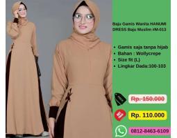 Baju Gamis Wanita Hanumi Dress Baju Muslim M-013 - Jakarta Utara