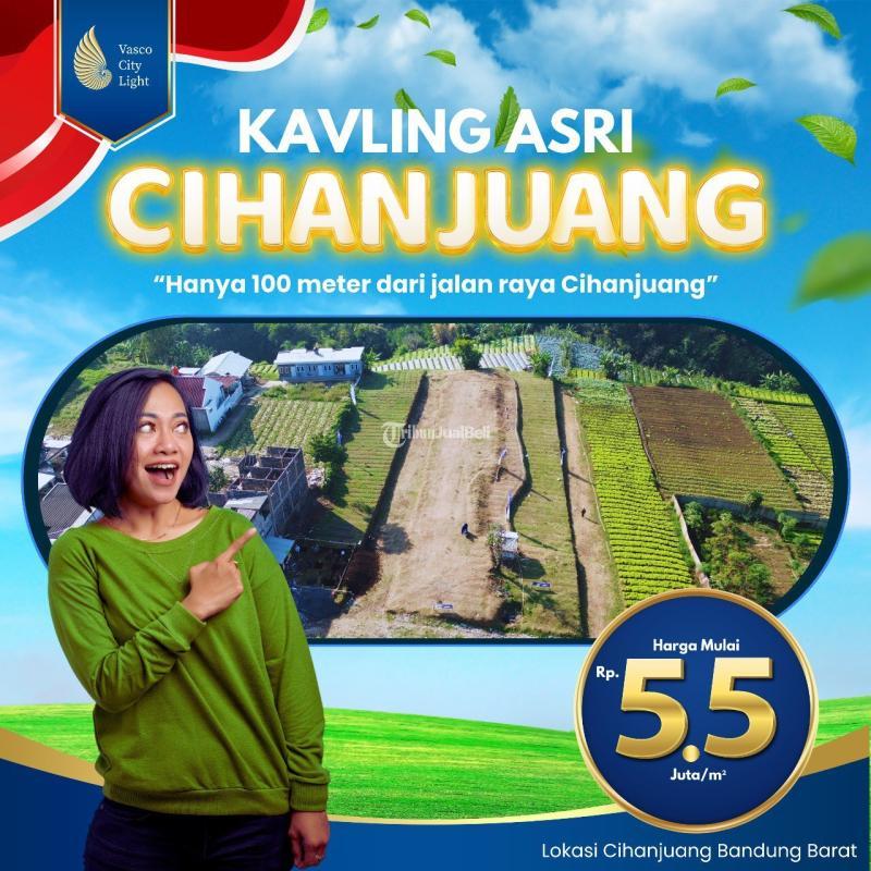 Dijual Tanah Kavling Murah 60 m2 di Perumahan Vasco City Light Cihanjuang - Bandung Barat
