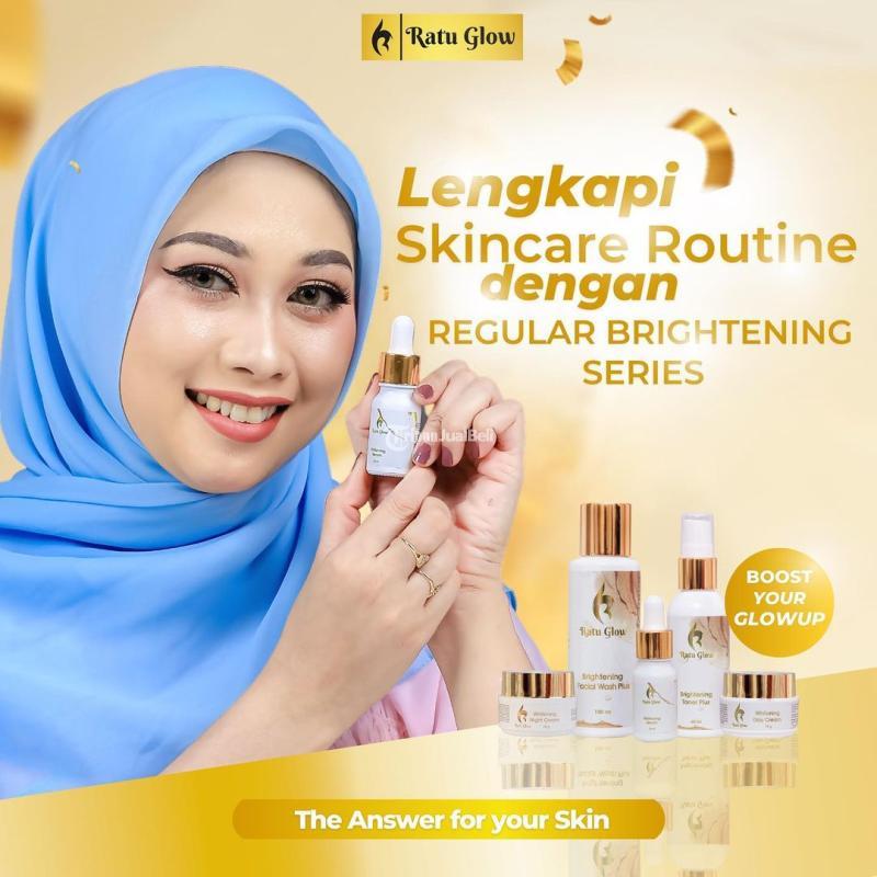 Ratu Glow Reguler Brightening Series Pencerah Wajah Penghilang Flek - Surabaya