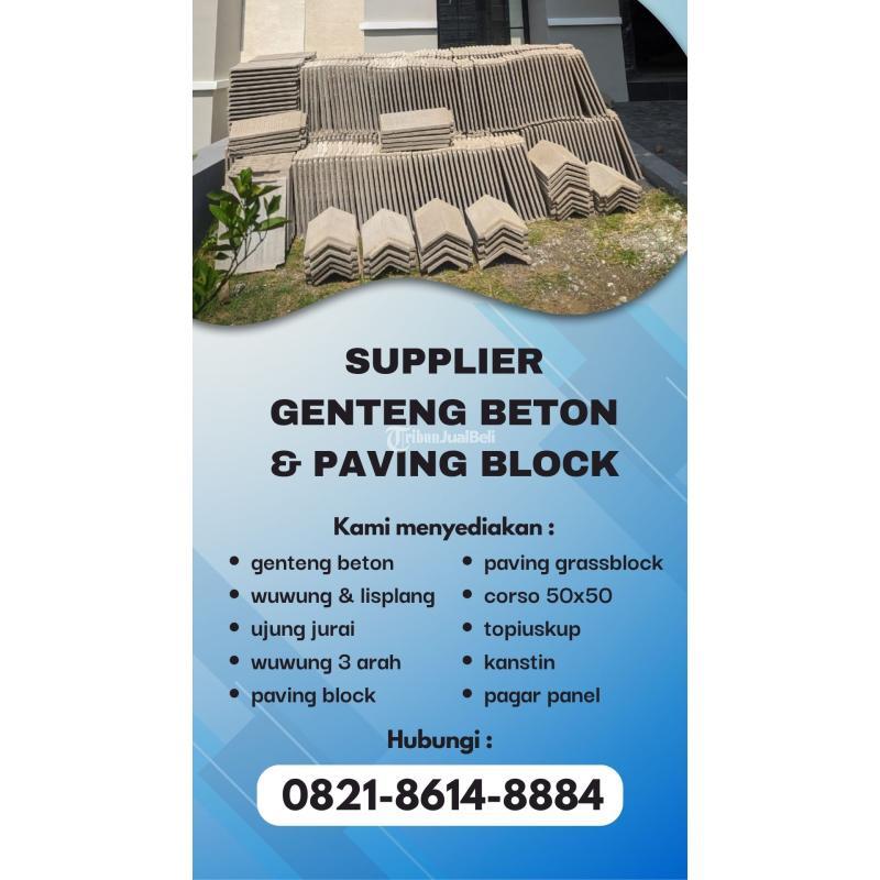 Genteng Beton Flat Terjangkau untuk Rumah Minimalis - Malang