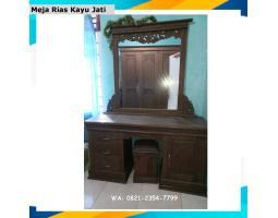 Meja Rias Jati Jepara Ukuran 120 x 45 x 80cm - Padang