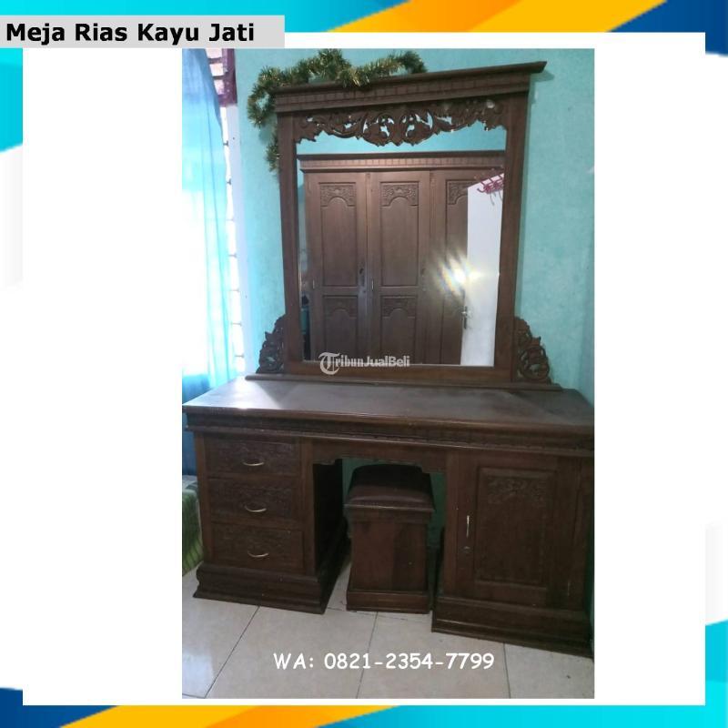 Meja Rias Jati Jepara Ukuran 120 x 45 x 80cm - Padang