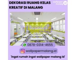 Dekorasi Ruang Kelas Kreatif dengan Wallpaper Vinyl - Malang Kota