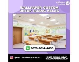 Wallpaper Custom Untuk Ruang Kelas - Malang Kota