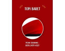 Sedang Diskon Topi Baret Merah Abang - Karangasem