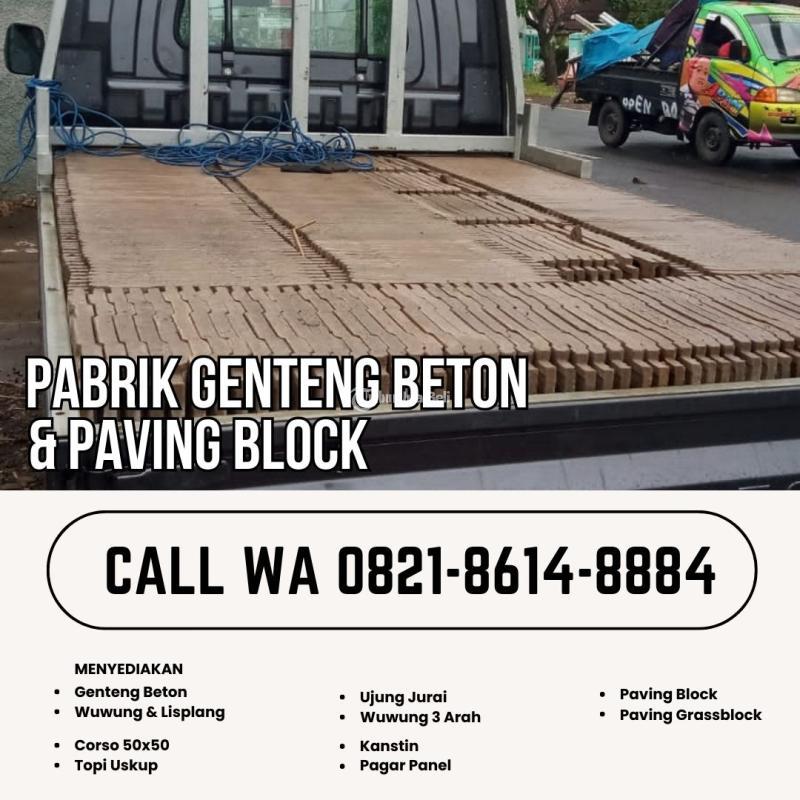 Genteng Beton Estetis dan Tahan Lama untuk Rumah yang Bagus Pengiriman Terbaik - Malang