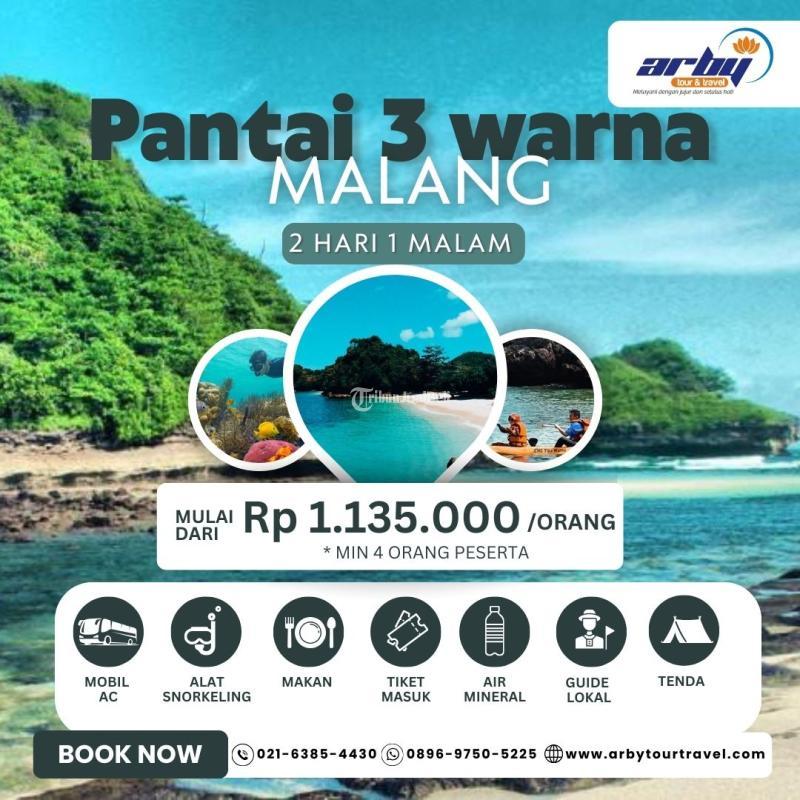  Paket Tour Pantai 3 Warna 2 Hari 1 Malam - Jakarta Pusat