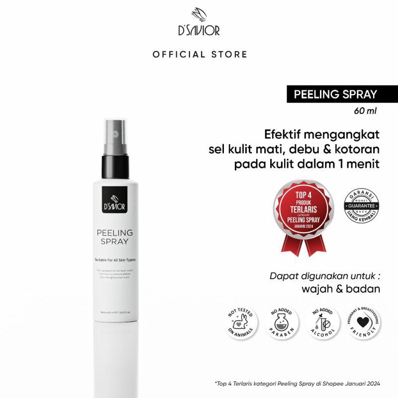 Dsavior Peeling Spray Ori Pencerah Kulit Perontok Daki Kotoran - Surabaya