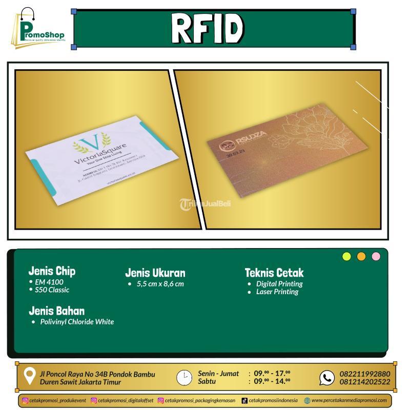 Cetak Kartu Mifare Access RFID Data Perso Non Foto Percetakan - Surabaya