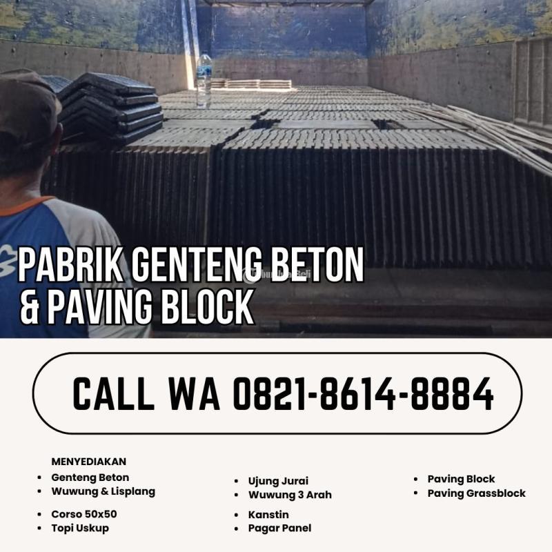 Genteng Beton Flat Tahan Bocor, Kualitas Terbaik - Malang